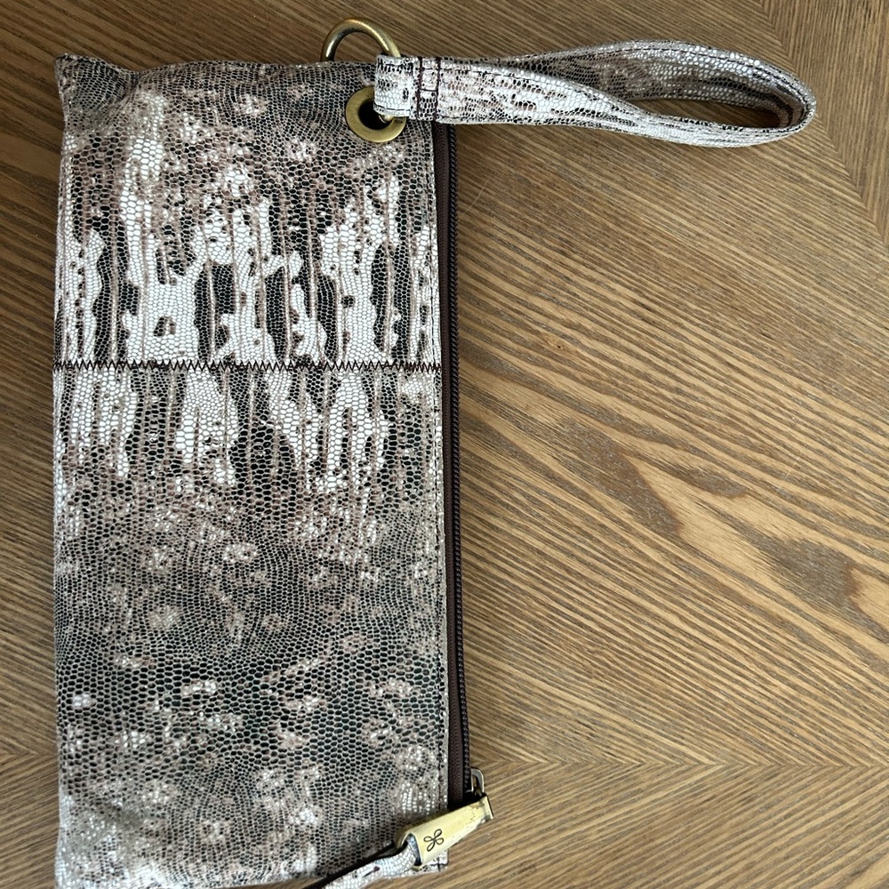 Textured Wristlet Clutch